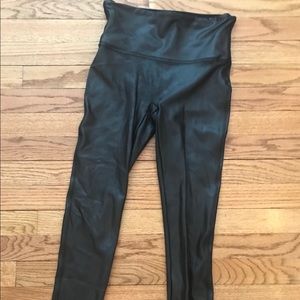 Spank Faux leather leggings